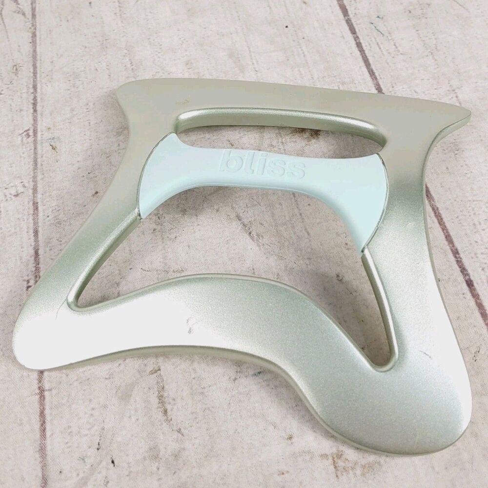Bliss Body Sculptor Handheld Steel Body Massager w/ Silicone Handle, Acupressure